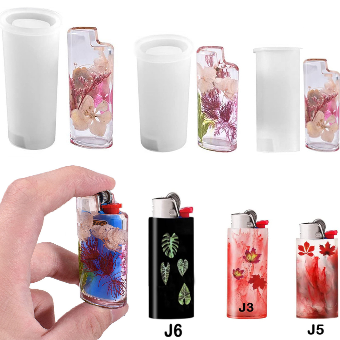 Resin Art Guide - DIY 라이터 케이스 커버 실리콘 수지
