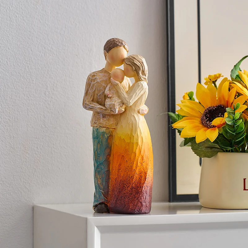 Resin Art Instagram - 북유럽 Instagram 스타일 추상 캐릭터 아트