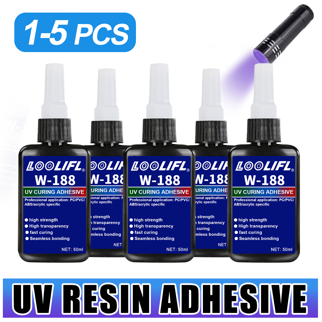 Resin Art Lamp - LOOLIFL 188 강력 50ml UV 레진