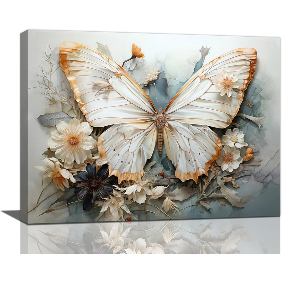 Resin Art Images - 나비 꽃 다이아몬드 그림 키트 장식
