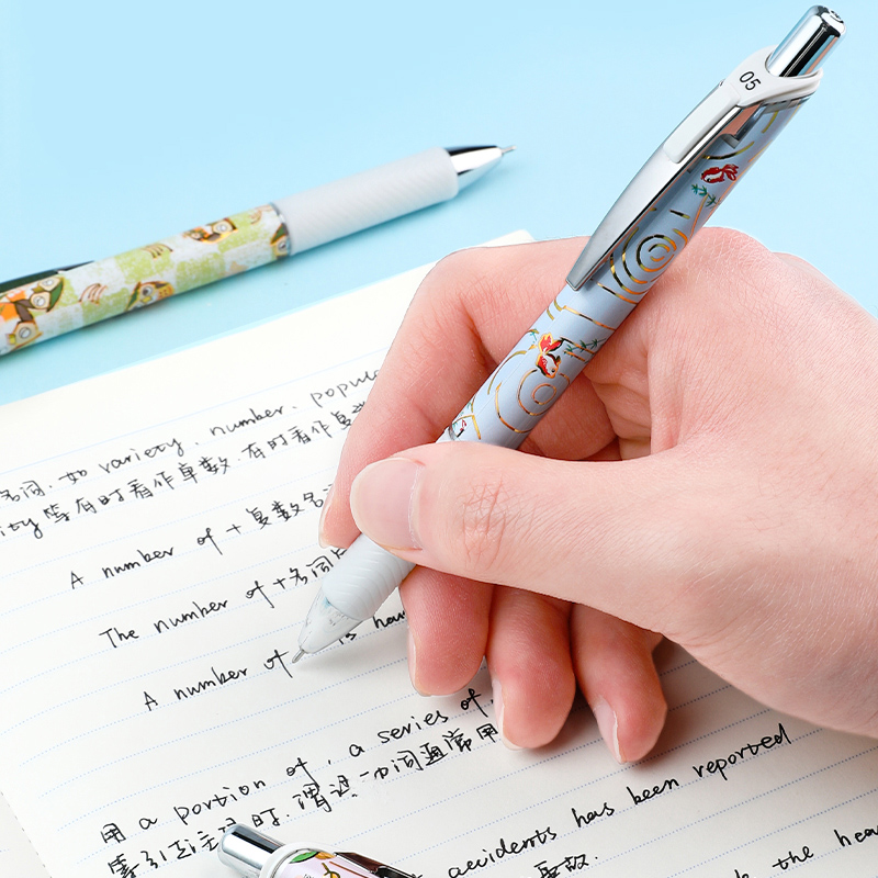 일본 펜텔 Bln75 속건성 젤 펜, 한정판 일본 스타 - Pentel Pen Energel 리뷰 및 가격