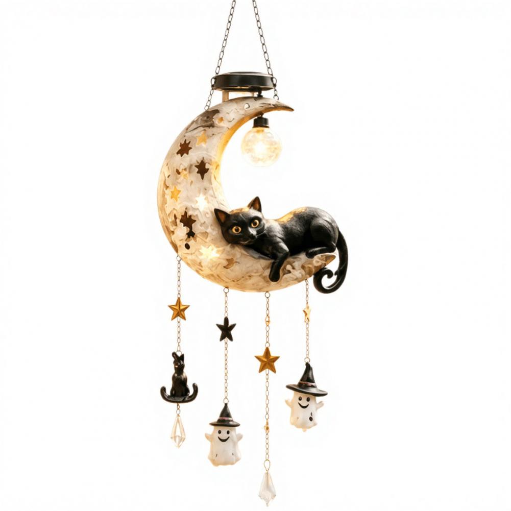 날씨에 강한 야외 정원 장식용 태양광 달 모양 검은 고 - Resin Art Lamp 리뷰 및 가격