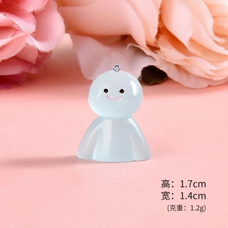 10Pcs 어둠 속에서 빛나는 만화 인형 수지 참 빛나 - Resin Art Materials 리뷰 및 가격