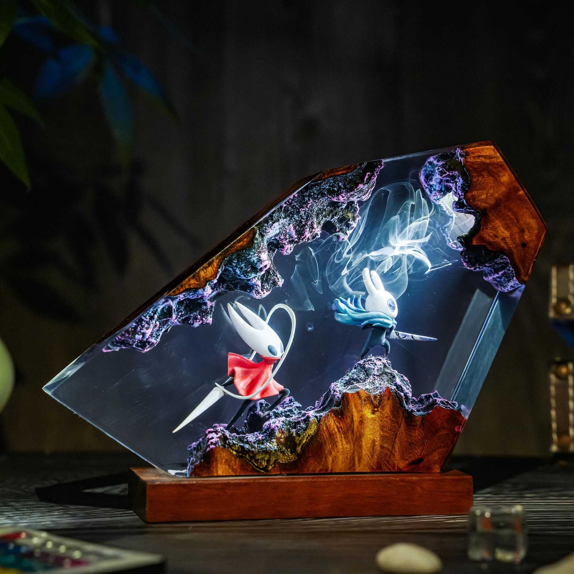 레진 나이트 램프 무드등 에폭시 데스크 장식품 곤충 전 - Resin Art Lamp 리뷰 및 가격