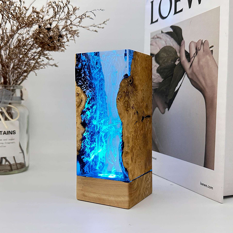 수중 동굴 테마 생물 레진 테이블 램프 창의적인 예술  - Resin Art Lamp 리뷰 및 가격