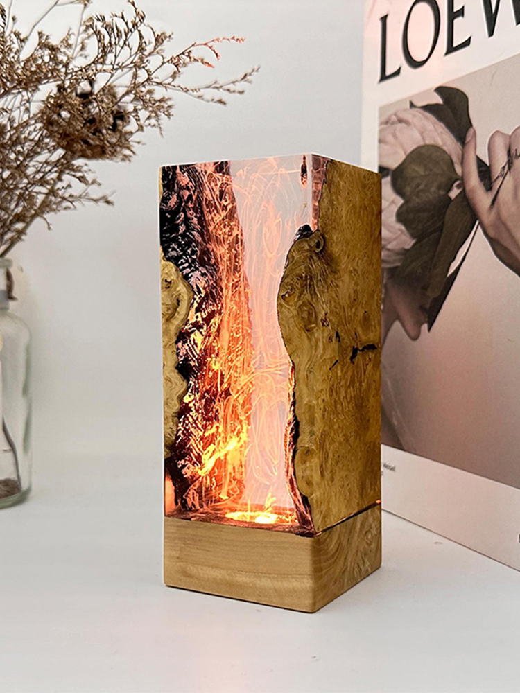 수중 동굴 테마 생물 레진 테이블 램프 창의적인 예술  - Resin Art Lamp 리뷰 및 가격