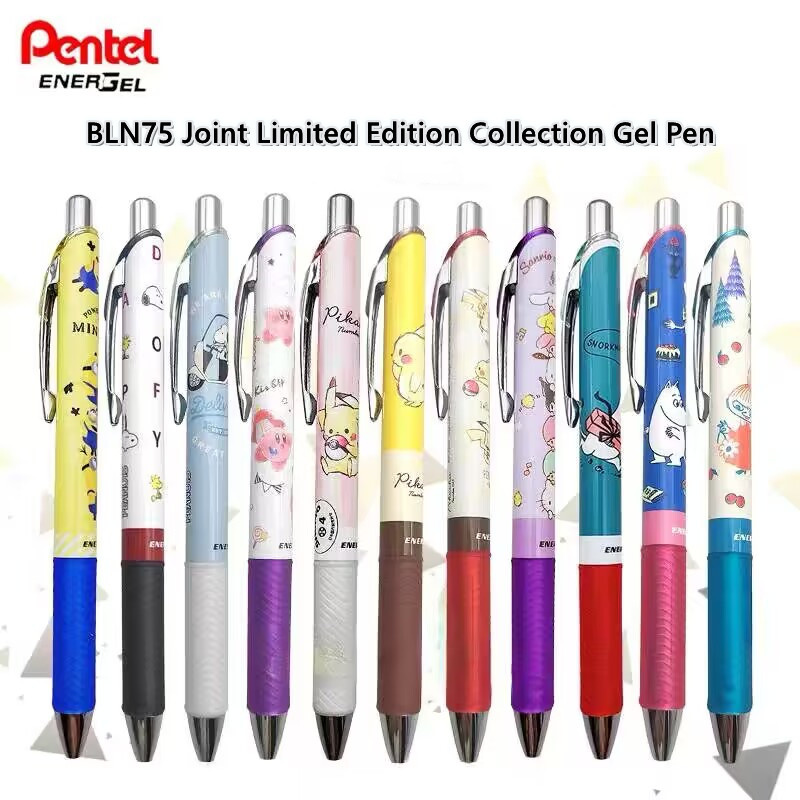 펜텔 BLN75 빠른 건조 블랙 젤 펜, 귀여운 만화  - Pentel Pen Energel 리뷰 및 가격