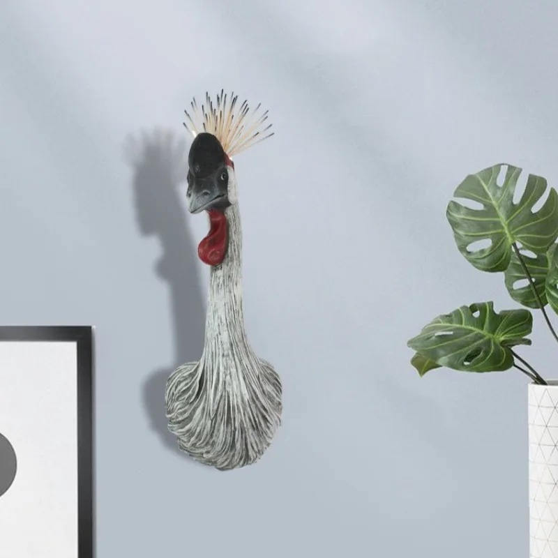 간단한 예술 새 머리 이미지 장식품 크리 에이 티브 교 - Resin Art Images 리뷰 및 가격