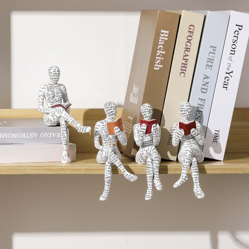 1개 미니 독서하는 여성 이미지 생각가 스타일 레진 아 - Resin Art Images 리뷰 및 가격