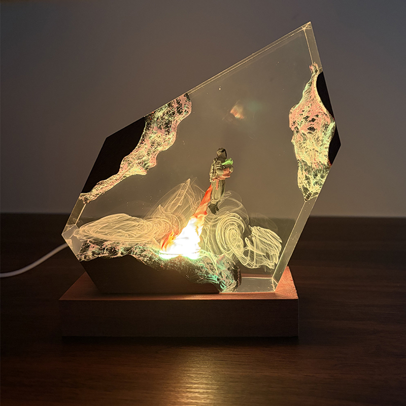 공상 과학 애니메이션 피규어 생물 레진 테이블 램프 창 - Resin Art Lamp 리뷰 및 가격