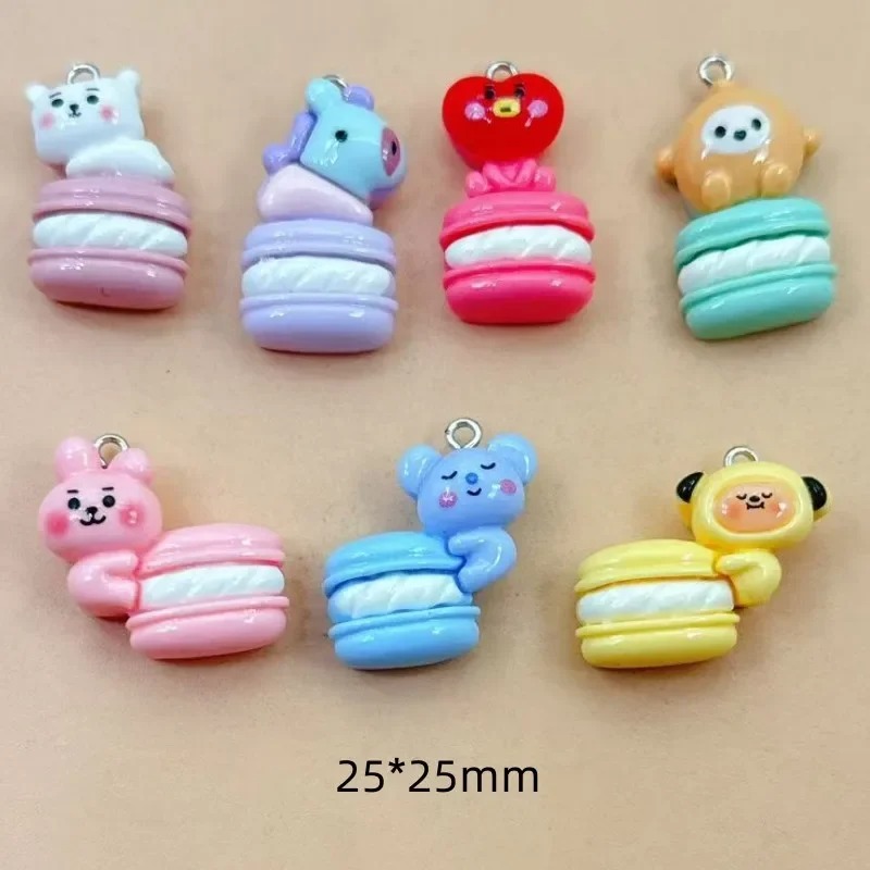 10개 혼합 만화 캐릭터 레진 참 장식품, DIY 수제 - Resin Art Materials 리뷰 및 가격